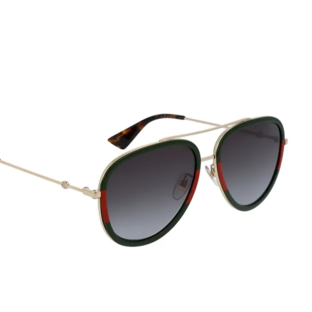 Gucci Sunglasses Green/Red/Green Authentic With Gucci… Gem